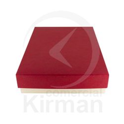 Estuche Cartón Marfil Bicolor Rojo000030/R Classic 1 Collar 155x110x32mm
