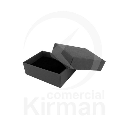 Estuche Cartón Negro 000032/N Classic 2 Pendientes 65x50x20mm