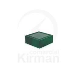 Estuche Cartón Verde 004000 Efecto Malaquita 30x30x15mm
