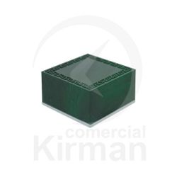 Estuche Cartón Verde 004006 Efecto Malaquita 40x40x27mm