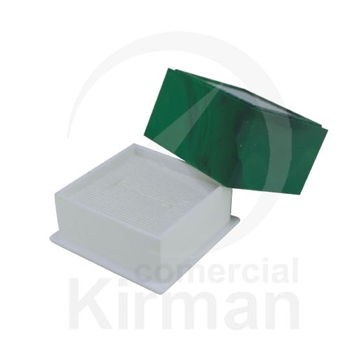 Estuche Cartón Verde 004006 Efecto Malaquita 40x40x27mm