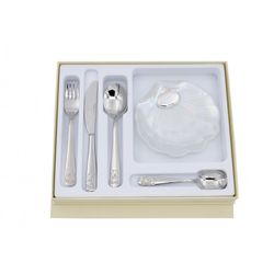Estuche Concha y Set Cubiertos Oso GA1152