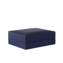 Estuche Plástico Azul Mate 000045 Joyería 68x80x30mm