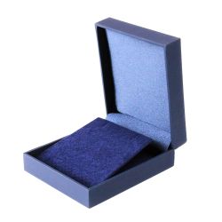 Estuche Plástico Azul Mate 000045 Joyería 68x80x30mm