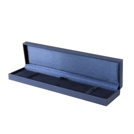 Estuche Plástico Azul Mate 000047 Joyería 218x54x26mm