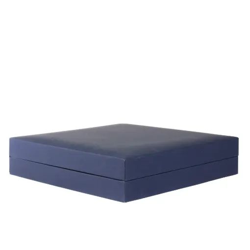 Estuche Plástico Azul Mate 000048 Joyería 160x160x35mm