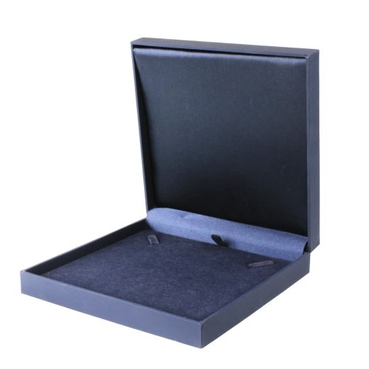 Estuche Plástico Azul Mate 000048 Joyería 160x160x35mm