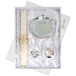 Estuche Vela Concha Set Pinza y Chupetes GA1172