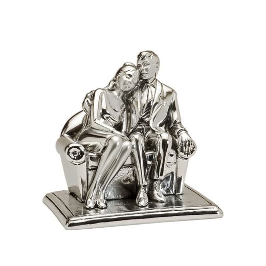 Figura Decorativa 12x12x12cm Casal LU9015