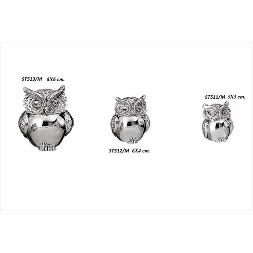 Figura Decorativa 8x6cm ST513/M Mussol Laminat