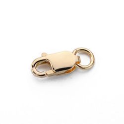 Fornitura Mosqueton Oro 18 kts Grande 15x6,5mm 0251 Bebe