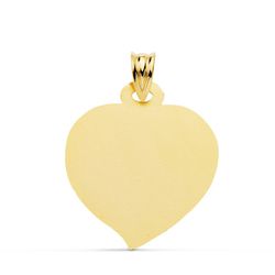 Foto Joya Chapa Corazón Matizada Oro 18kts 23x23mm P6465-023