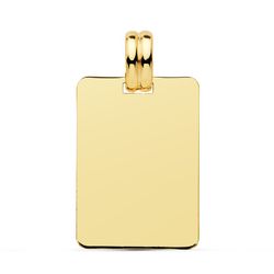 Foto Joya Chapa Lisa Oro 18kts 24x17mm P6470-24