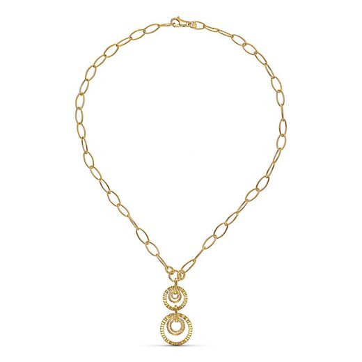 Corrente Gargantilha de Ouro 18kt e Motivo 17000119