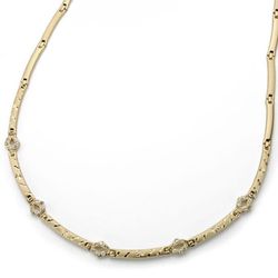 Gargantilla Oro 18kts Circonitas 45cm 6mm 07000127