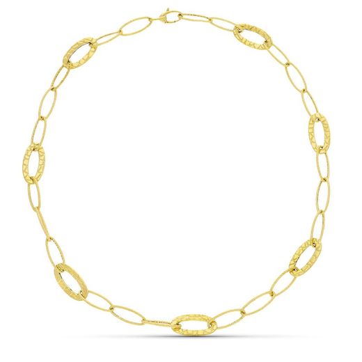 Elos de colar de ouro 18kt 03000008