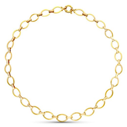 Elos de colar de ouro 18kt 07000712