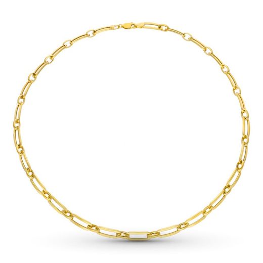 Collier Or 18 Carats Maillons Longs 12000053