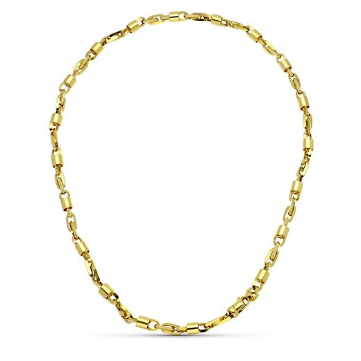 Hollow 18k Gold Necklace 13000345