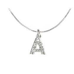 Gargantilla Oro Blanco 18kts 42-45cm 0607597 Diamantes 0,04cts