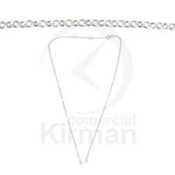 Gargantilla Plata 072228 Rolo 35cm + 6cm