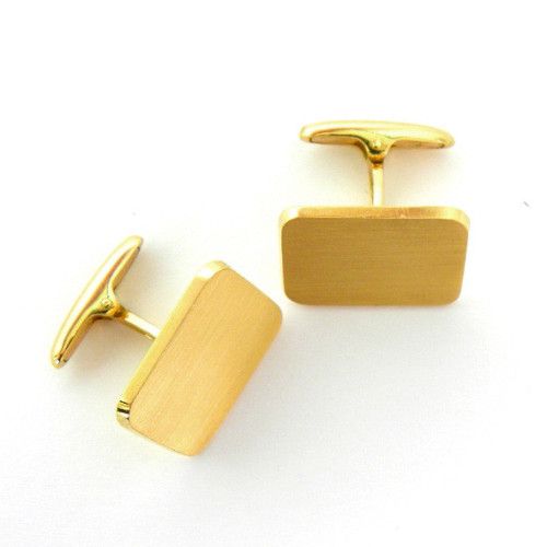 Gemelos Oro 18kts Rectangular 15x12mm GA1/10009