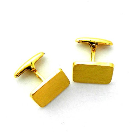 Gemelos Oro 18kts Rectangular 15x12mm GA1/10014
