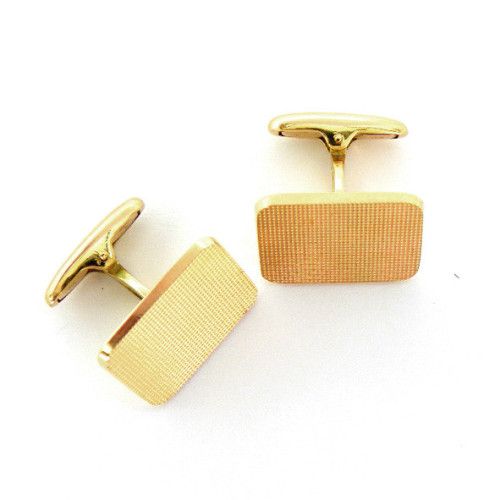 Gemelos Oro 18kts Rectangular GA1/10006