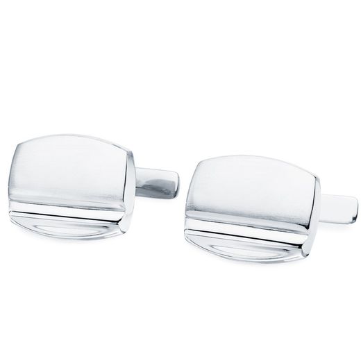 Bessons Or Blanc 18kts Tonel Mate i Brillantor 17X13mm 4749-6