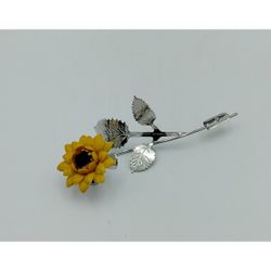 Girasol 12cm Latón NF1318A Horizontal