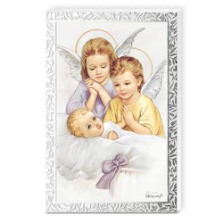 Icono Religioso Angeles Con Niño 81553/3L 9x13,5cm