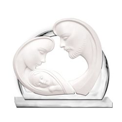 Icono Religioso Cerámica 25cm R18284/3ARG Arco Sagrada Familia