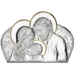 Icono Religioso Latón Bilaminado 20x30cm AE0203/4 Sagrada Familia