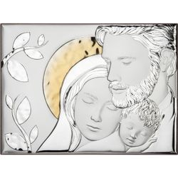 Icono Religioso Latón Bilaminado 30,5x22cm AE0281/4 Sagrada Familia - Árbol de la Vida