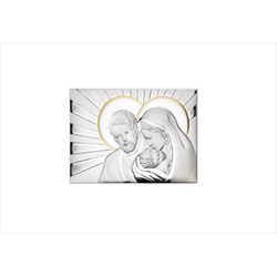 Religious Icon Holy Family Bicolor Silver Gold 81259/7LORO