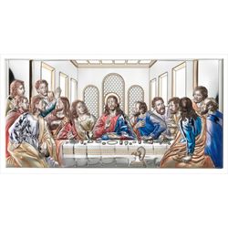Icono Religioso Última Cena Coloreado 81221/4XLCOL 20x12cm