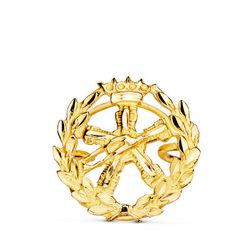 Insignia Oro 18kts 15x15mm 8580-AER