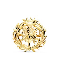 Insignia Oro 18kts 16x16mm 8580-EMP