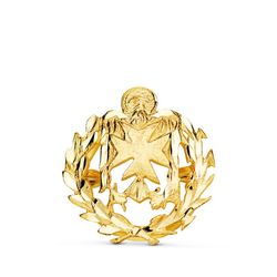 Insignia Oro 18kts 17x15mm 8580-ENF