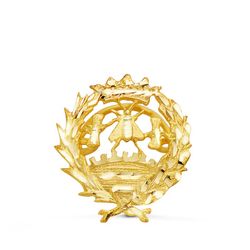 18 karat guldmærke 18x17mm 8580-ECO
