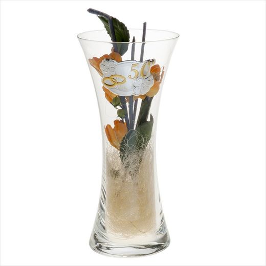 Vaso Comemorativo 30cm GA3181A Decorado Alianças