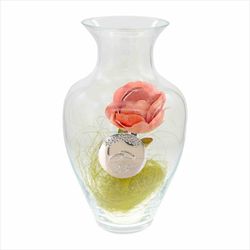 Jarrón Conmemorativo 30cm GA3240V Cristal Alianzas 25 Años