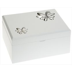 Joyero Mariposas GA1098M 20X15X10 Blanco