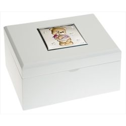 Joyero Oso GA1095M 20X15X10 Blanco