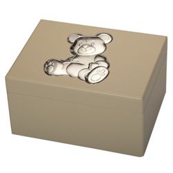 Joyero Oso LU7677 21X15X12  Beige