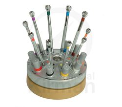 Juego Destornilladores Acero 0.50-3.00mm 45085 (10) Unidades Punta Plana + (10) Unidades De Recambio De Precisión