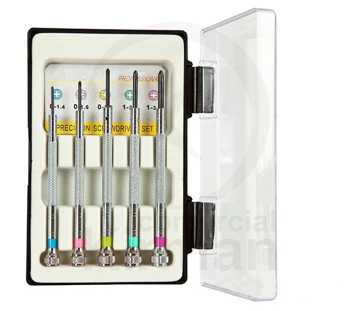 Juego Destornilladores Acero 1.40-3.00mm 45086 (5) Unidades Punta Philips De Precisión