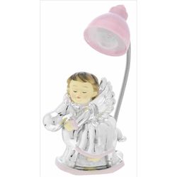 Lampara Plástico 10-13cm B4188-05R Rosa Ángel Carga USB