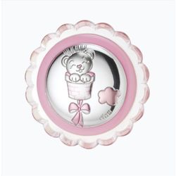 Lampara Plástico 14,5x18cm EV3353/04R Luz Nocturna Rosa Oso Globos