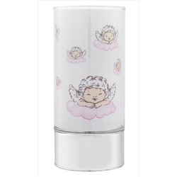 Lampara Plástico 20cm B4193-20R Rosa Ángeles-Nubes